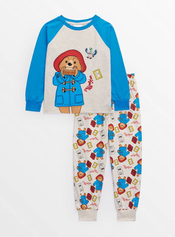 Paddington Printed Grey Long Sleeve Pyjamas 2-3 years