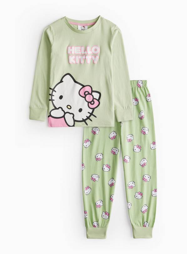 Hello Kitty Mint Green Printed Long Sleeve Pyjamas 3-4 years