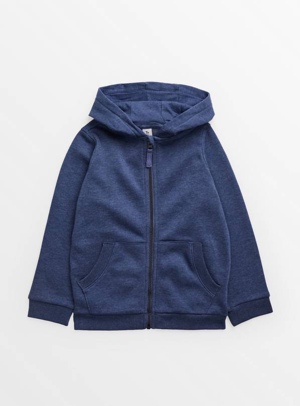 Blue Zip Through Hoodie 11 years