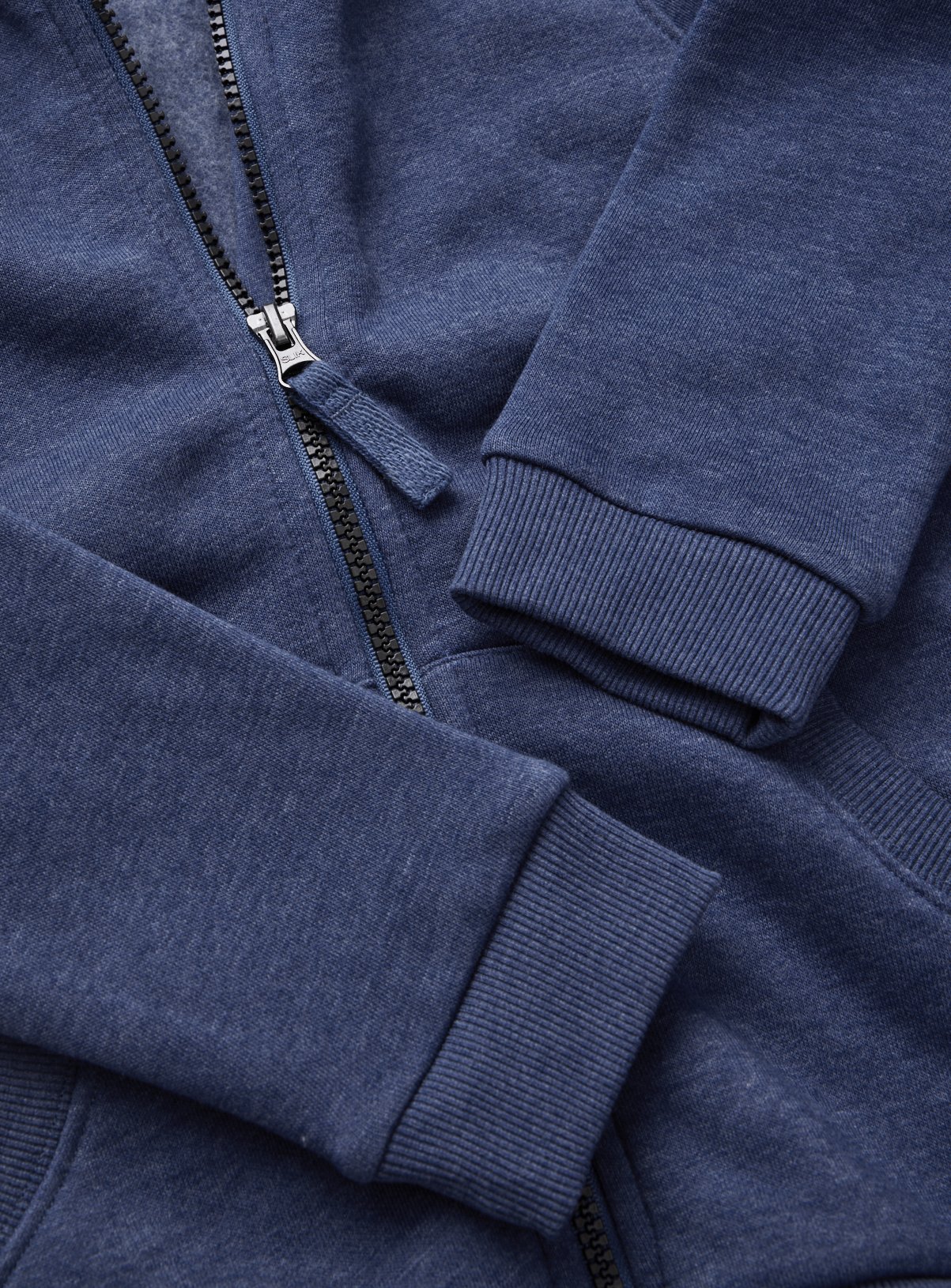 Blue Zip Through Hoodie 8 years - Image 2 thumbnail