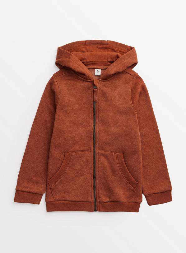 Brown Zip Through Hoodie 7 years