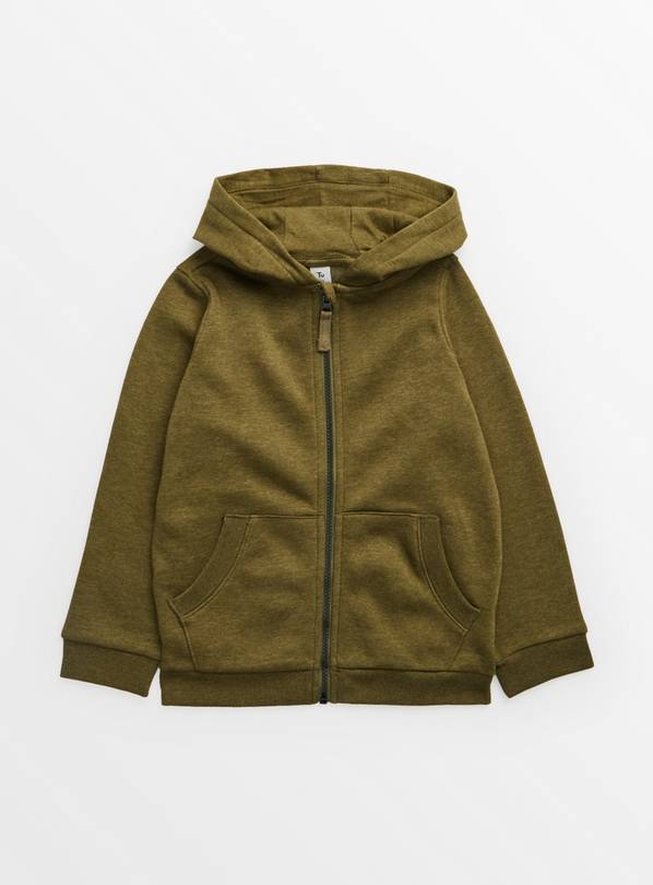 Green Zip Through Hoodie 5 years