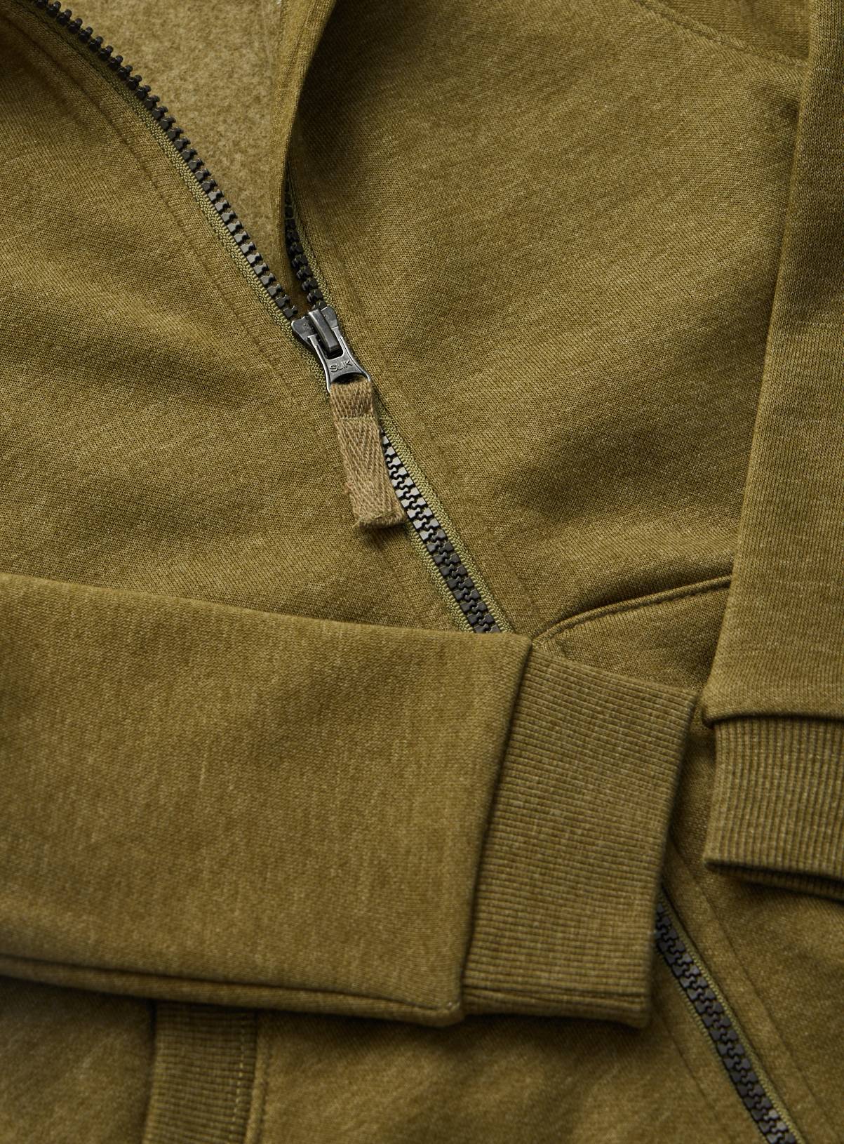 Green Zip Through Hoodie 8 years - Image 2