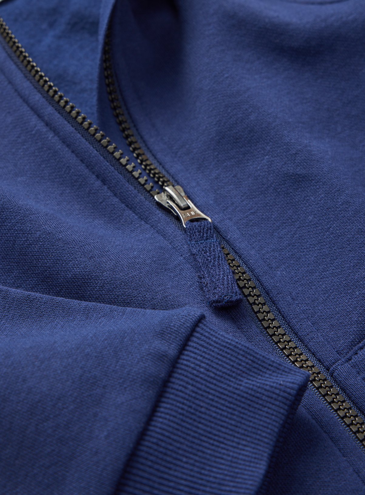 Navy Zip Through Hoodie 4 years - Image 2 thumbnail