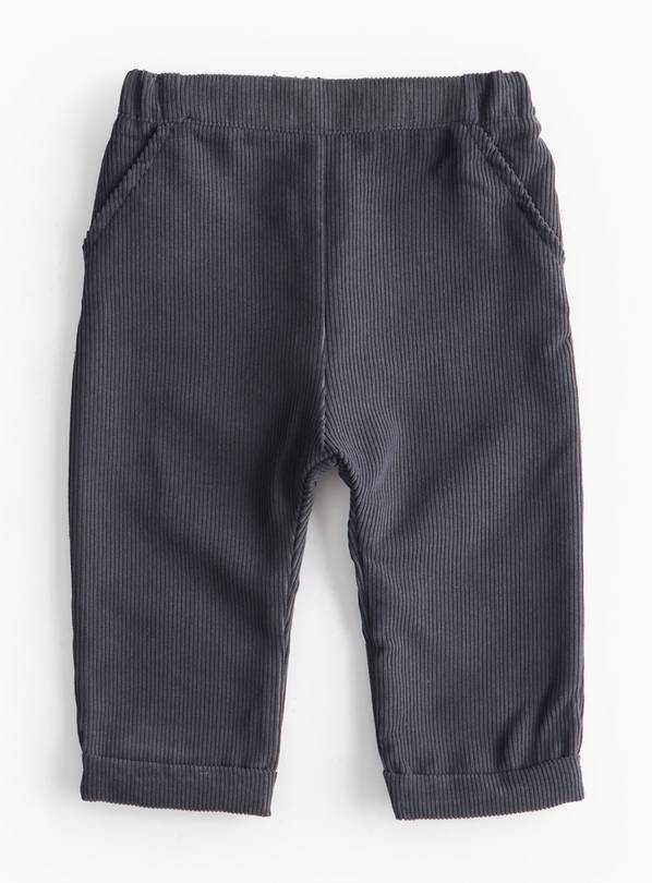 Charcoal Grey Corduroy Trousers 12-18 months