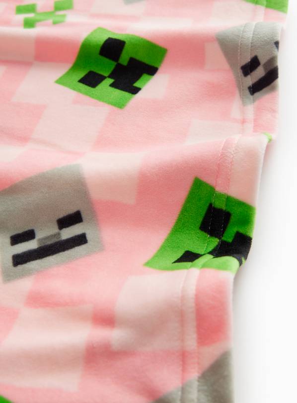 Buy Minecraft Character Printed Pink Slinky Pyjamas 4 5 years Pyjamas Tu