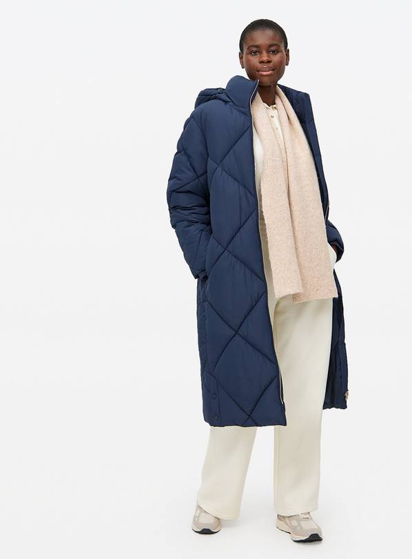 Navy duvet coat online