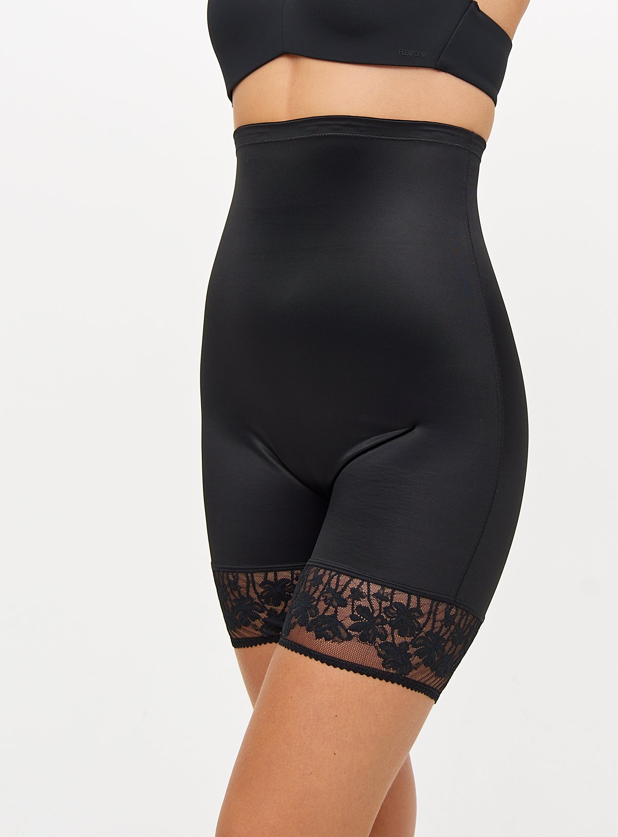 Tu Smoothform™ Black Firm-Control Sculpt Shapewear Shorts 14 female