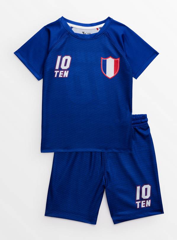 Buy Euros France Football Shirt & Shorts 2 years Tshirts and shirts