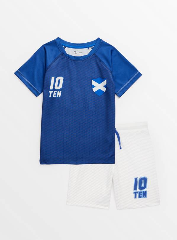 Buy Euros Scotland Football Shirt & Shorts 2 years Tshirts and