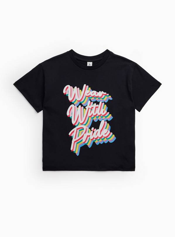 Pride Black Short Sleeve T-Shirt 8 years