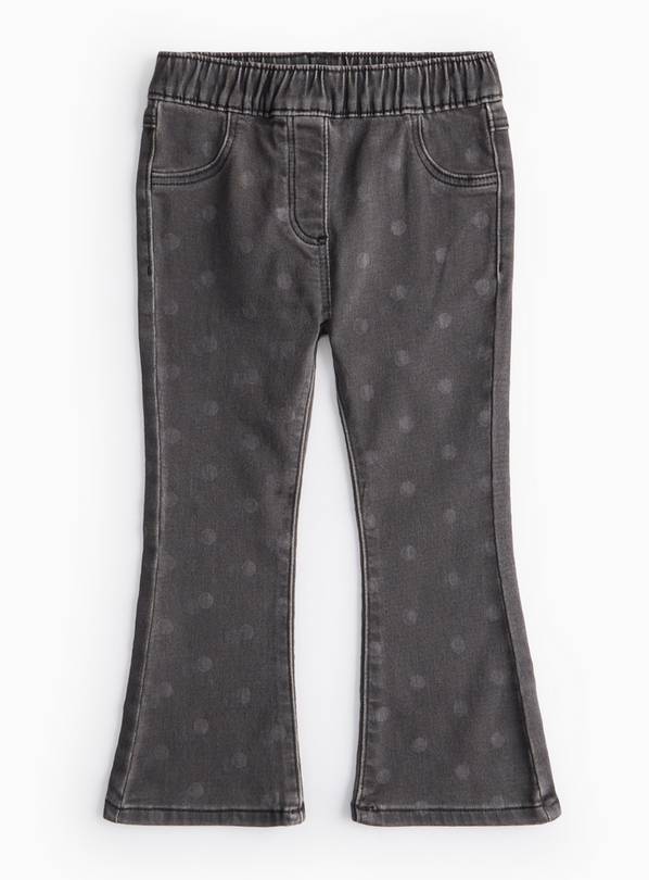 Black Flared Jeggings 3-4 years