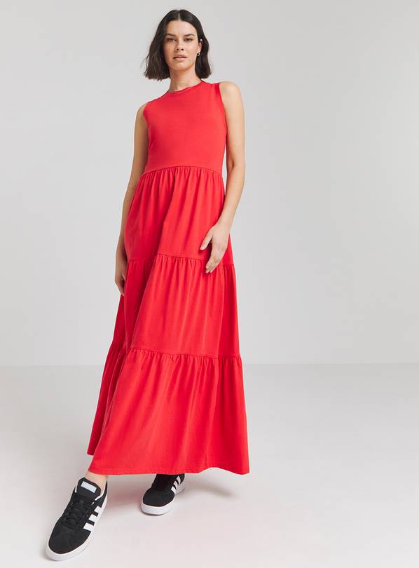 SIMPLY BE Tiered Maxi Dress 10