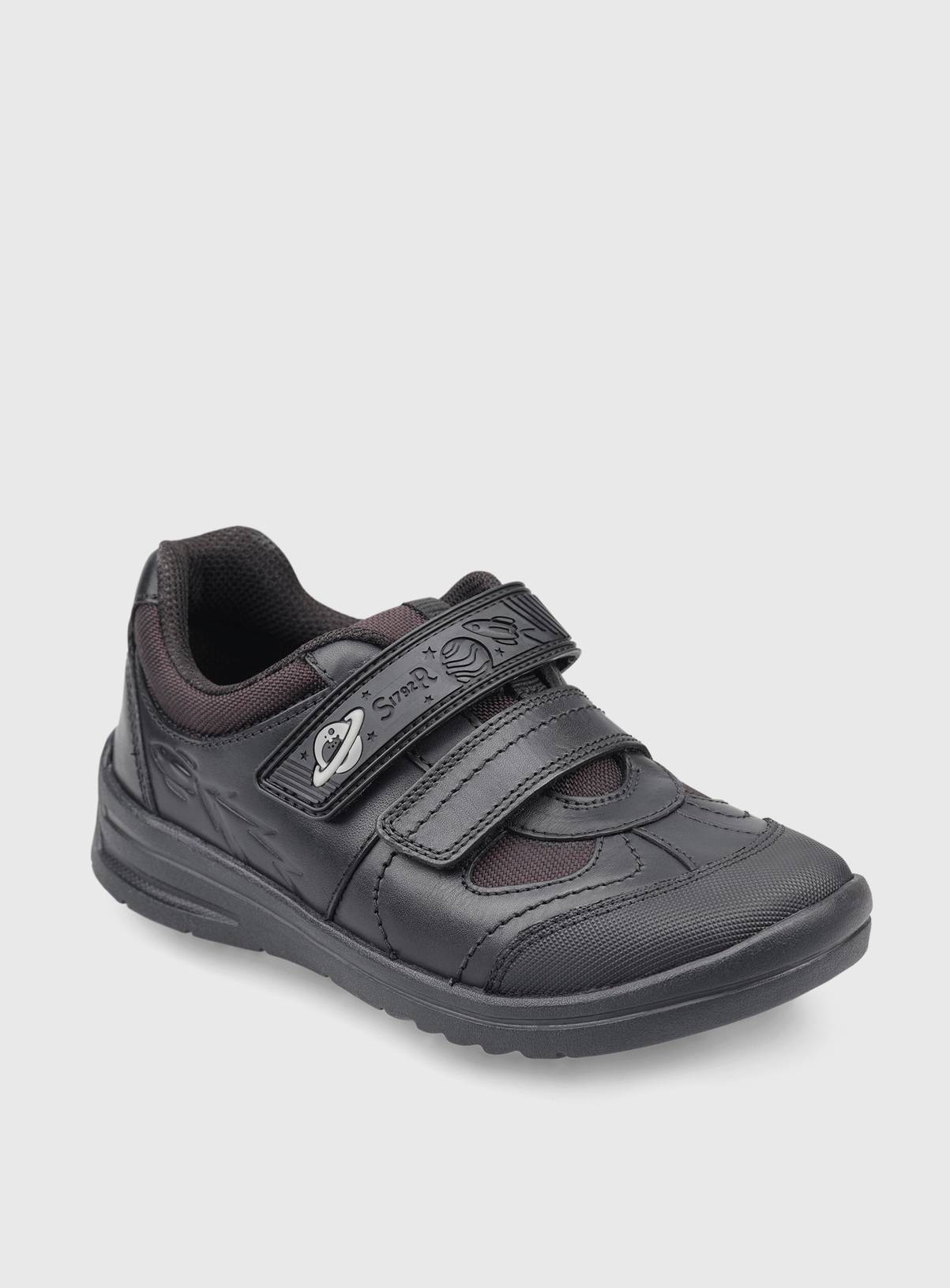 START-RITE Rocket Black Leather Tough School Shoes 2.5 - Image 3