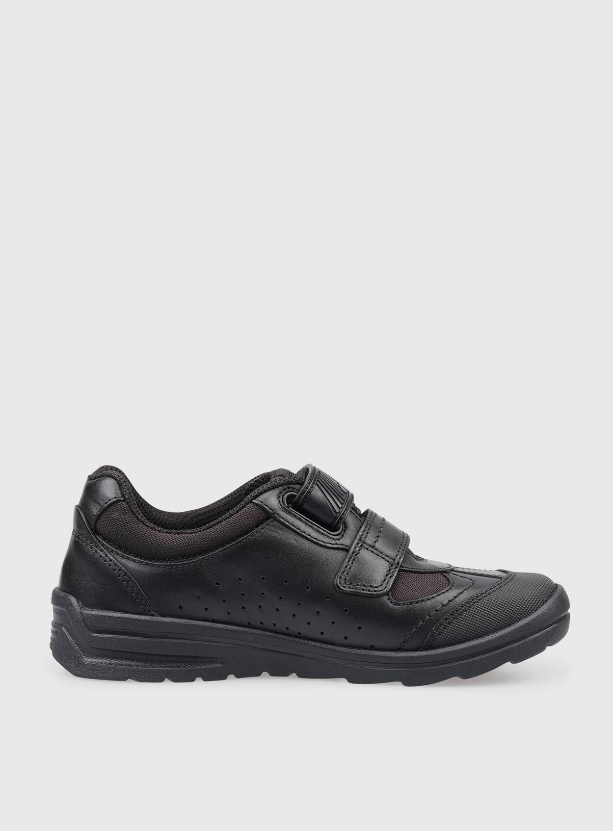 START-RITE Rocket Black Leather Tough School Shoes 2.5 - Image 4