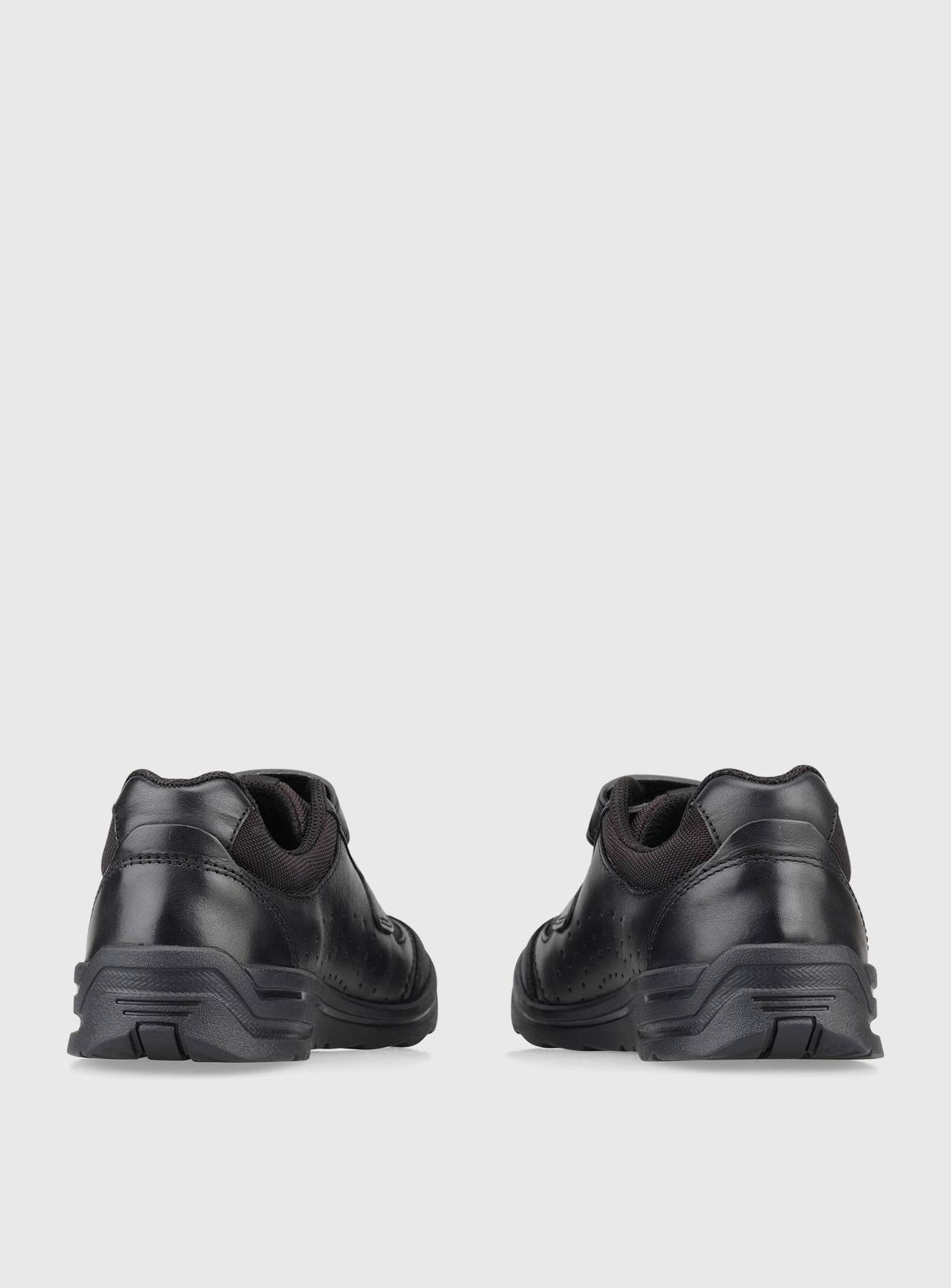 START-RITE Rocket Black Leather Tough School Shoes 2.5 - Image 6