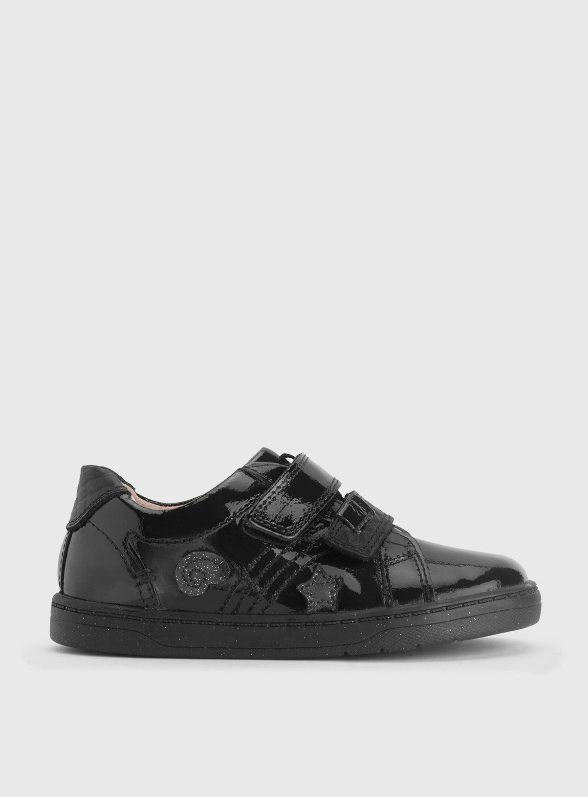Black START-RITE Girls Fantasy Black Patent Leather School Shoes - Start-Rite by Sainsbury's