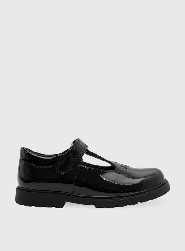 START-RITE Liberty Patent Leather T Bar School Shoes 10 Infant