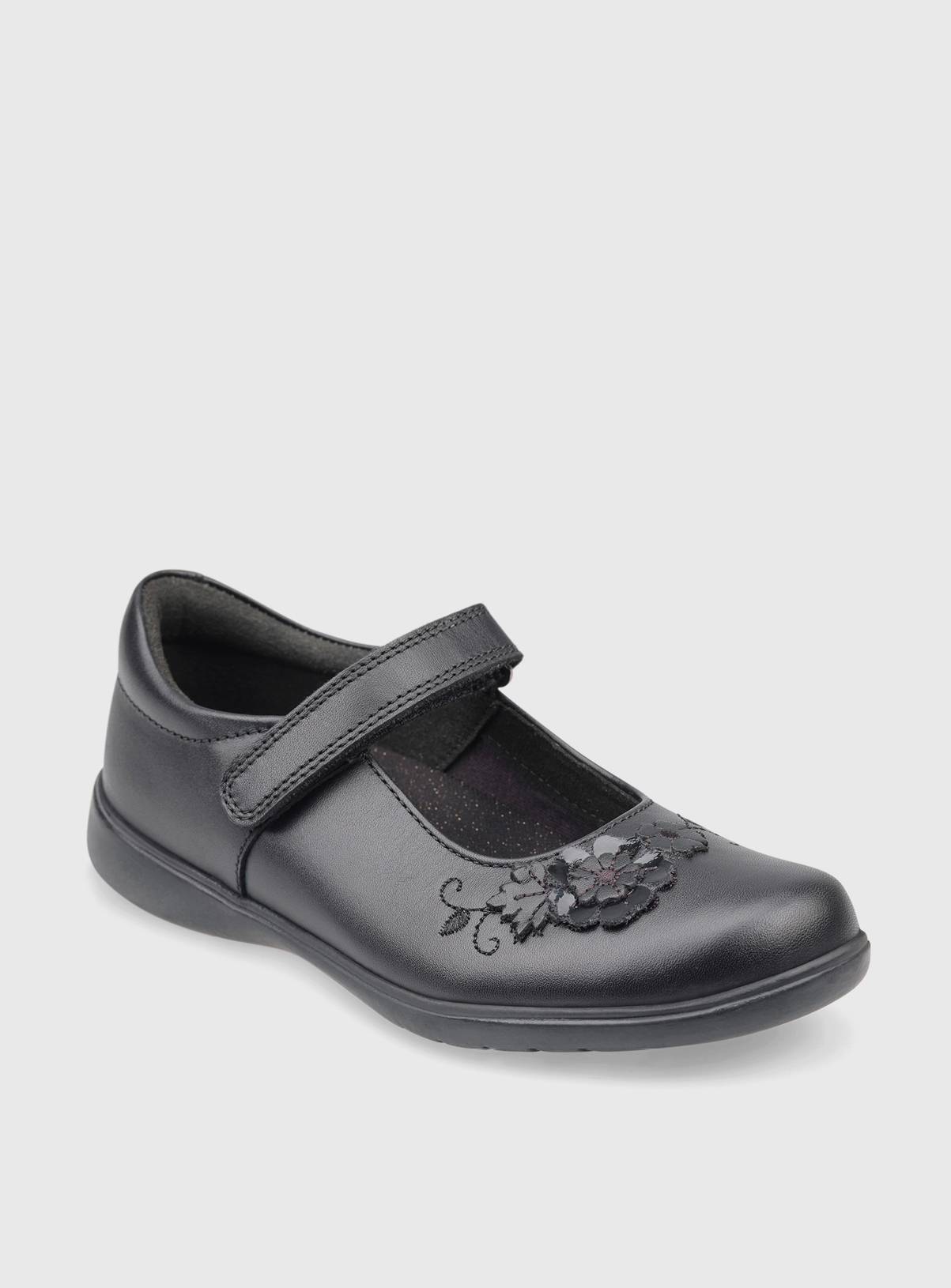 START-RITE Wish Black Leather Mary Jane School Shoes 1 - Image 2