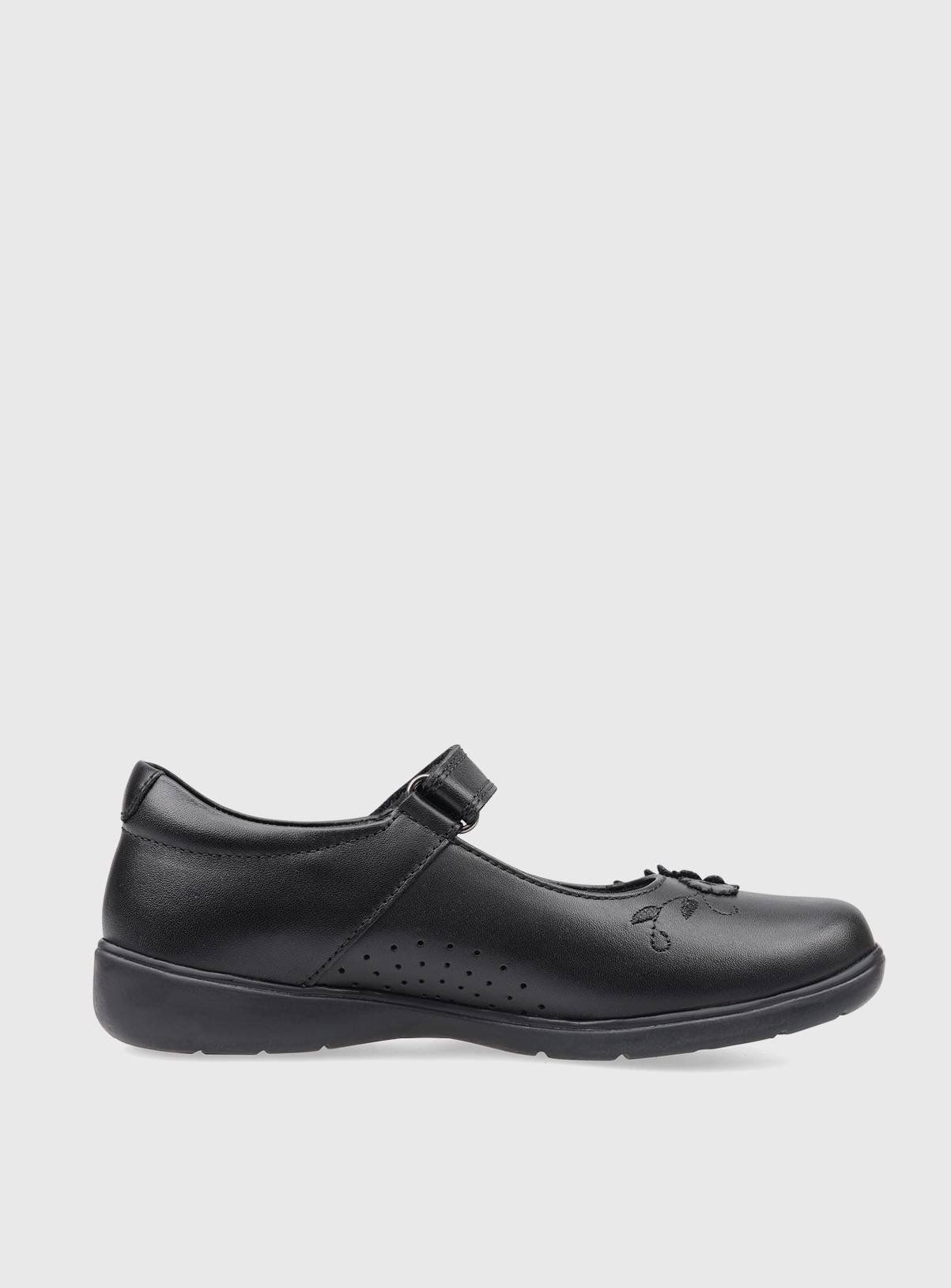 START-RITE Wish Black Leather Mary Jane School Shoes 1 - Image 3