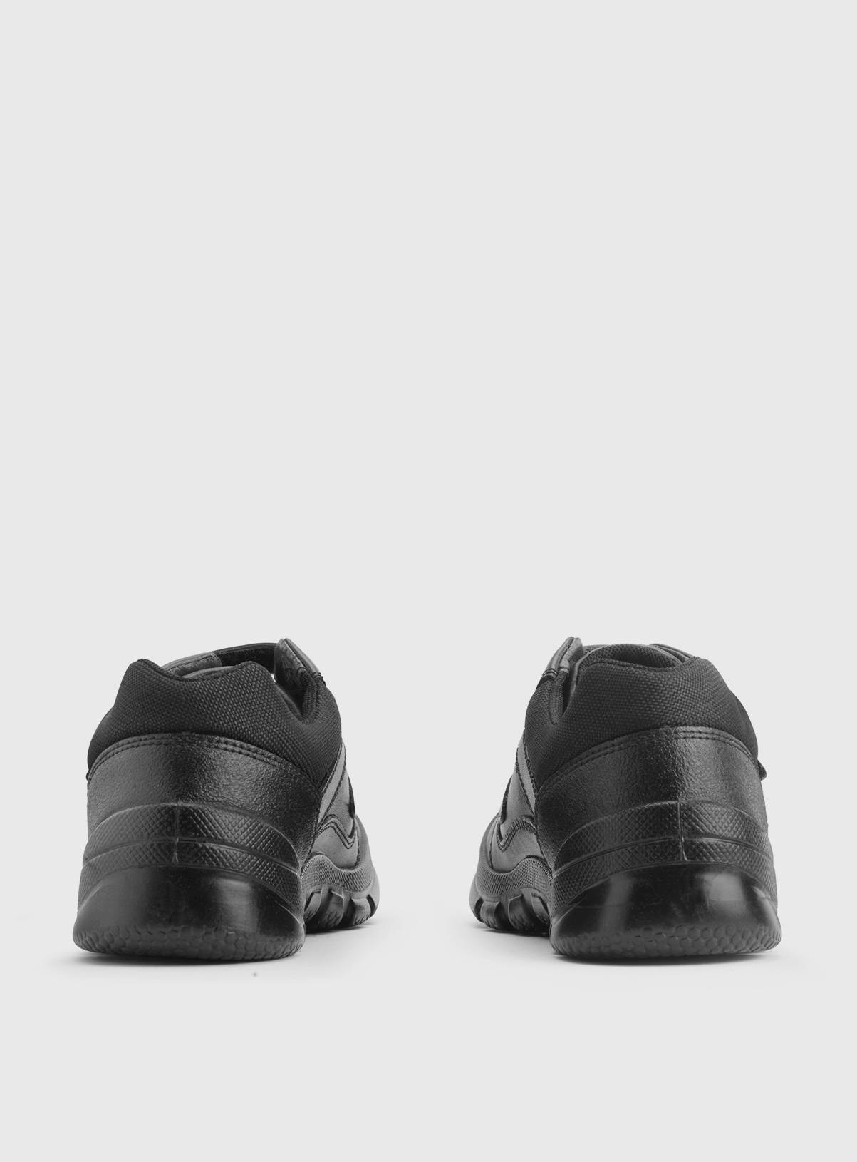 START-RITE Rhino Warrior Black Leather Rip Tape School Shoes 12 Infant - Image 6