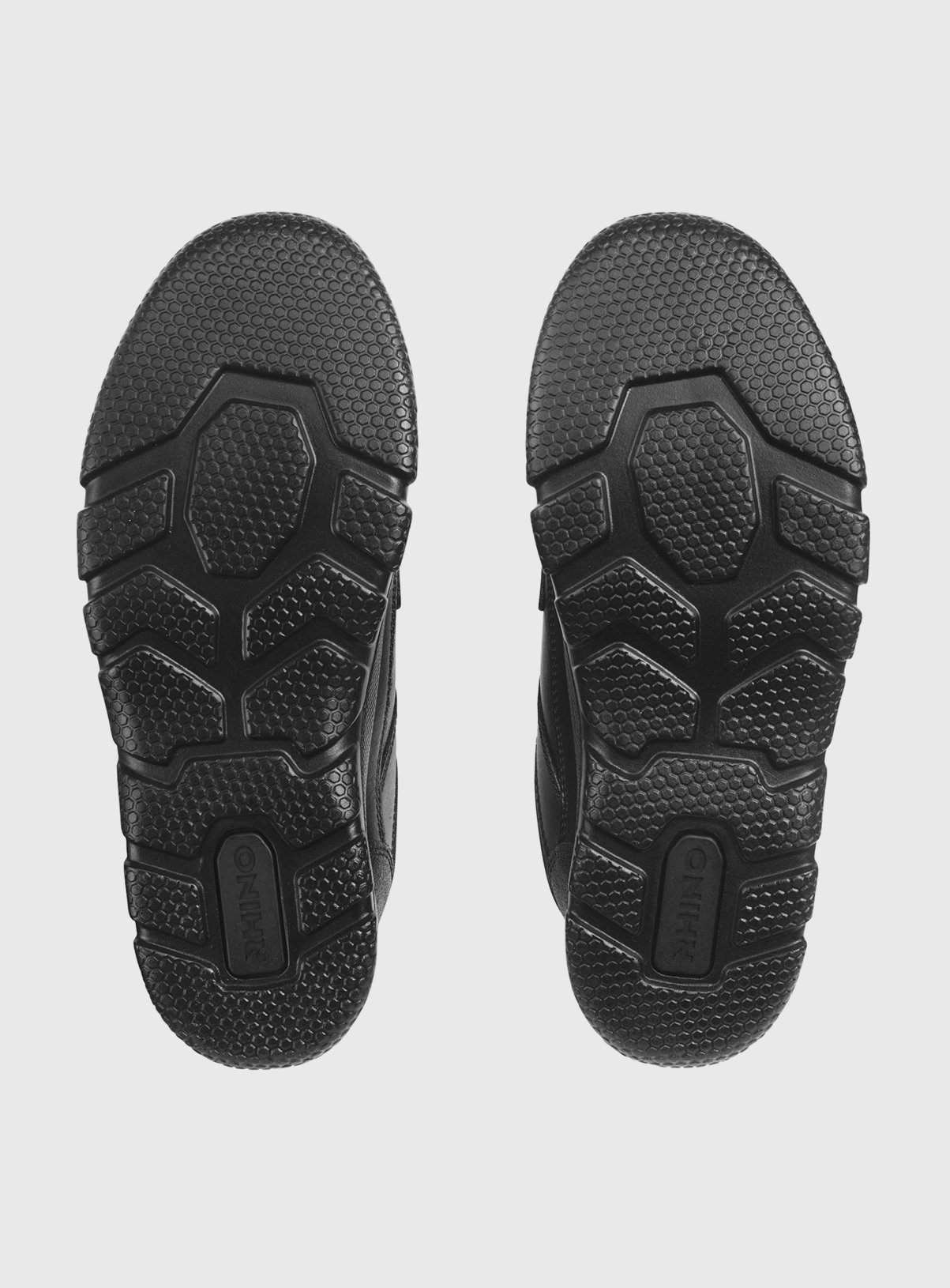 START-RITE Rhino Warrior Black Leather Rip Tape School Shoes 2 - Image 5 thumbnail