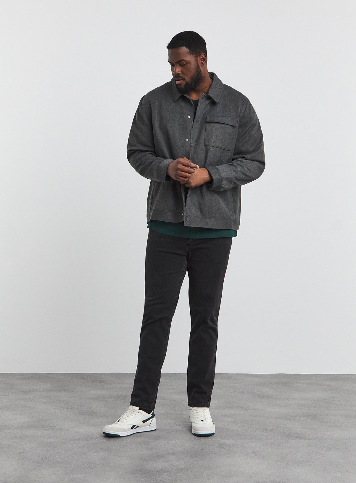 Men's Black JACAMO Slim Fit Stretch Jean