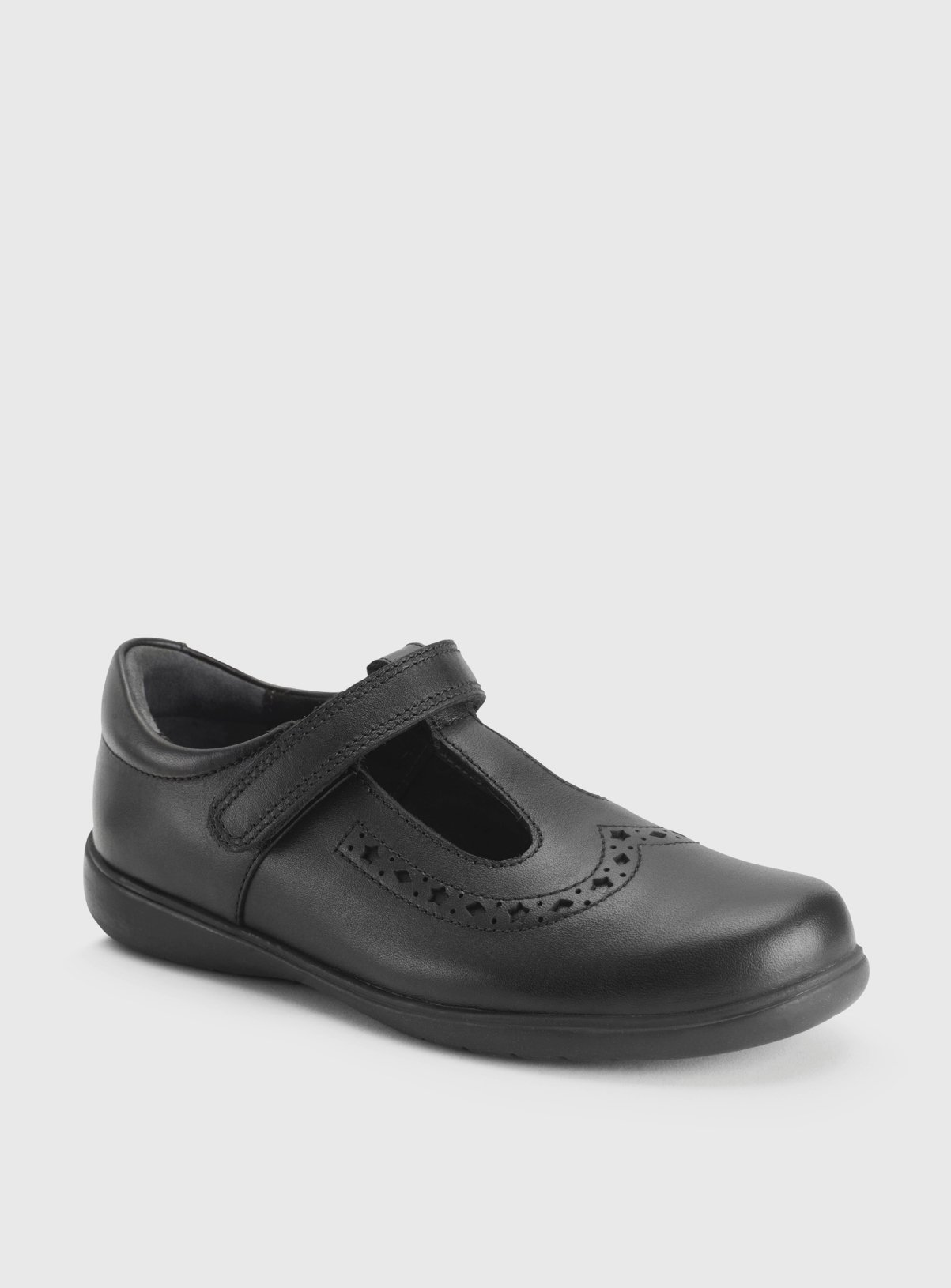 START-RITE Hope Black Leather T Bar School Shoes 9 Infant - Image 3 thumbnail