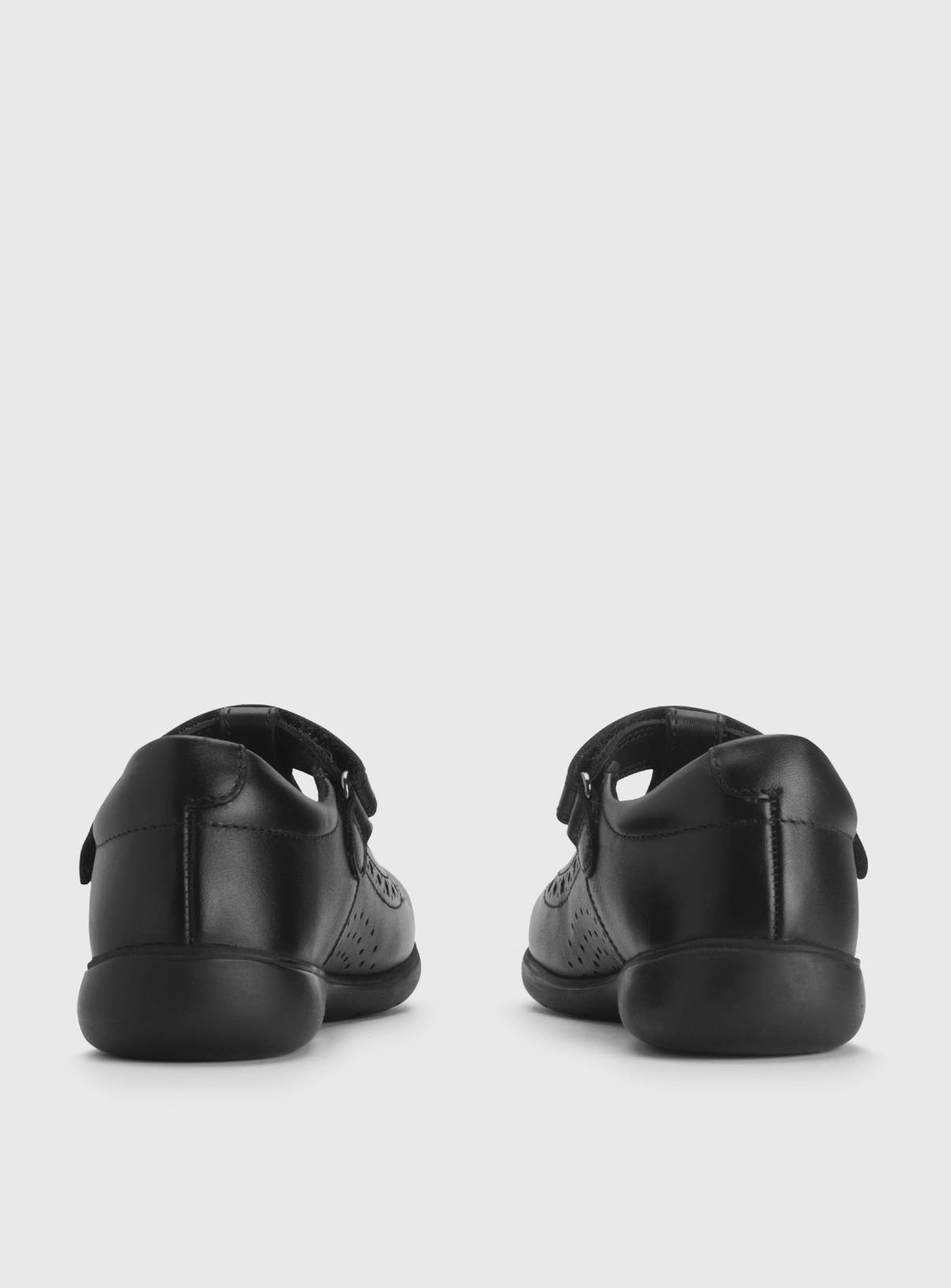 START-RITE Hope Black Leather T Bar School Shoes 9 Infant - Image 6