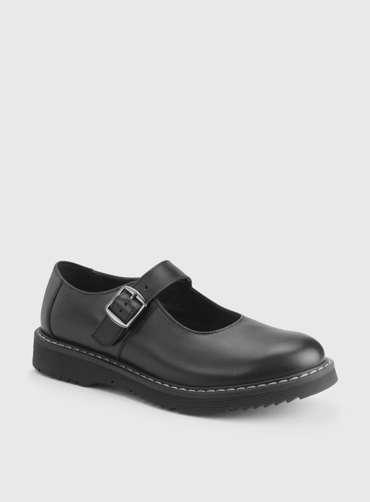 START-RITE Embrace Black Leather Chunky Mary Jane School Shoes 6.5 - Image 3 thumbnail