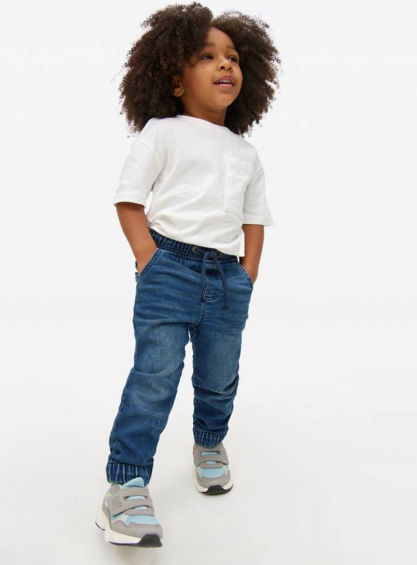 Core Blue Loopback Jeans  2-3 years