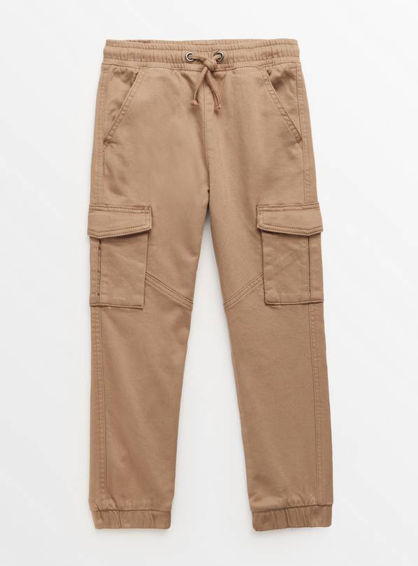Stone Loopback Cargo Trousers 8 years