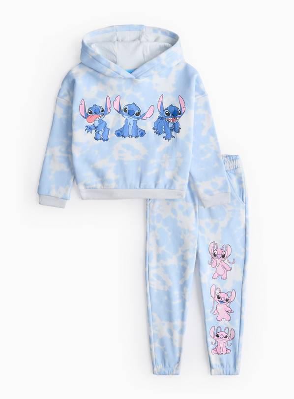 Disney Stitch Tie Dye Hoodie & Joggers Set 10 years