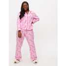 Buy Pink Candy Cane Traditional Pyjamas L Pyjamas Tu