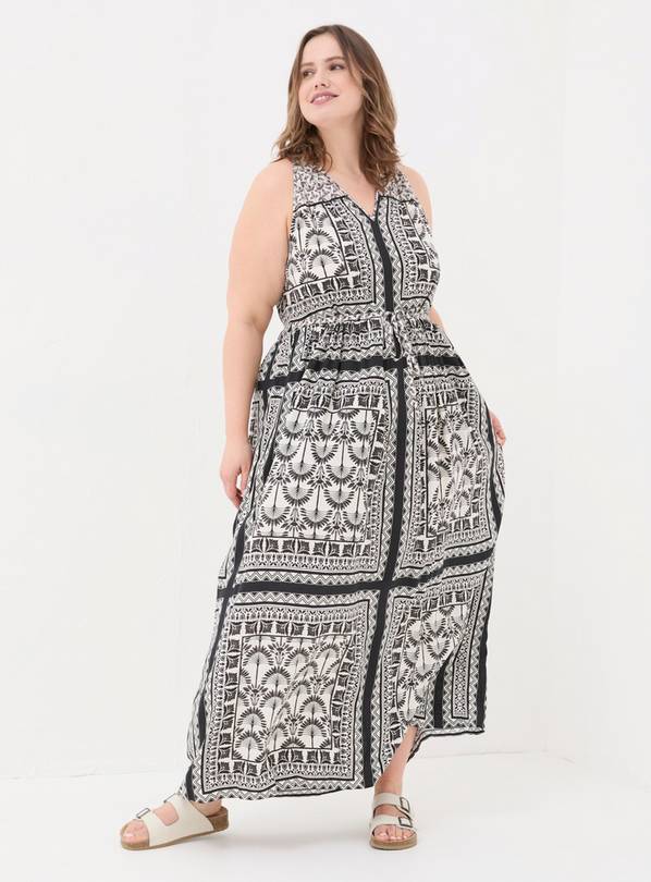 FATFACE Maya Palace Scarf Maxi Dress 6