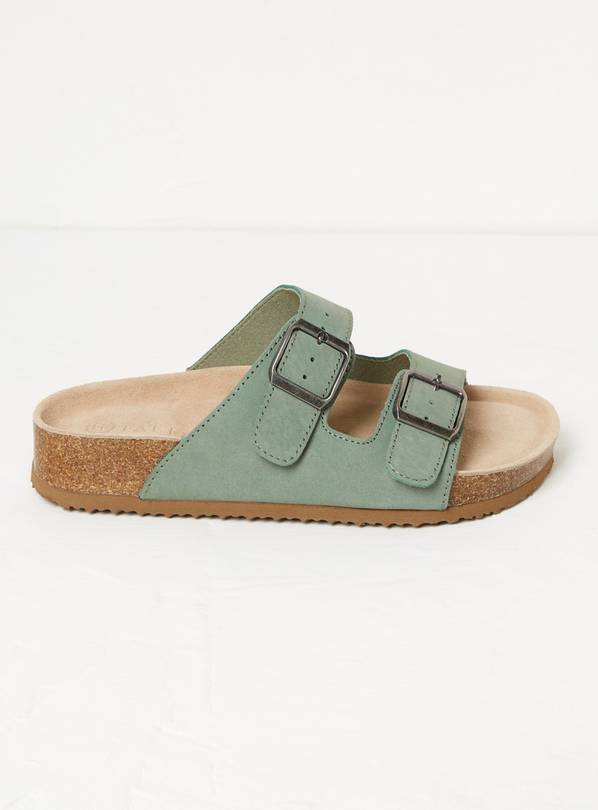  FATFACE Meldon Footbed Sandal  Green Haze 5