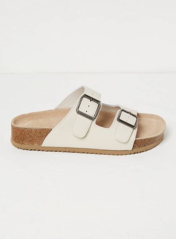 FATFACE Meldon Footbed Sandals White 8