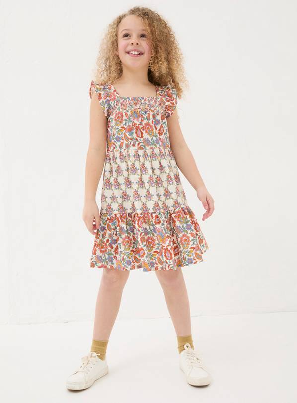  FATFACE Milly Floral Print Dress 4-5 Years