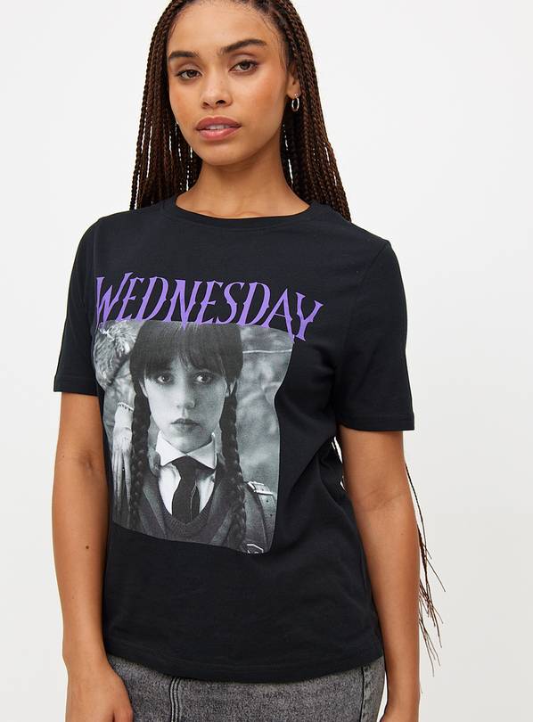 Halloween Wednesday Graphic Print Regular Fit T-Shirt 10