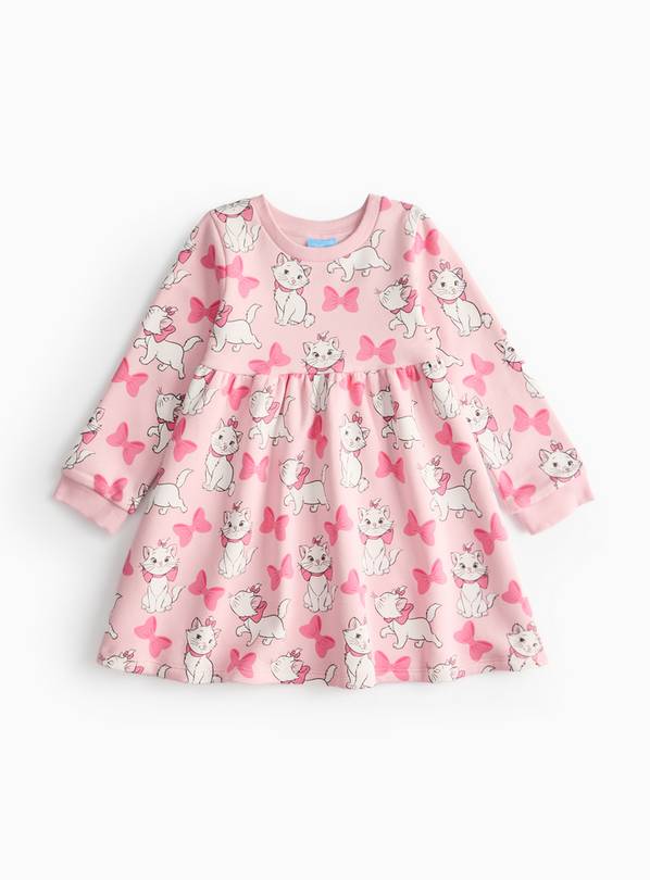 Disney Marie Pink Long Sleeve Dress 2-3 years