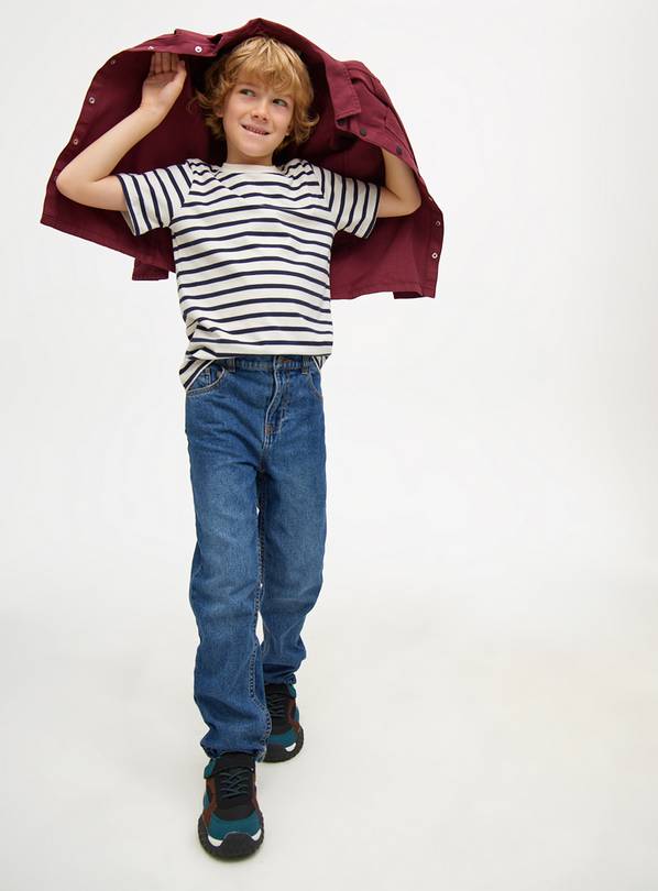 Buy Blue Mid-Wash Straight Leg Jeans years Jeans Tu