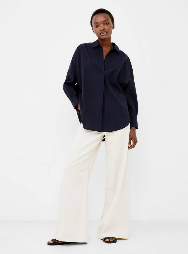  FRENCH CONNECTION Appelona Broderie Anglaise Popover XS
