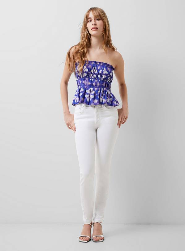  FRENCH CONNECTION Dory Birdie Linen Top 8