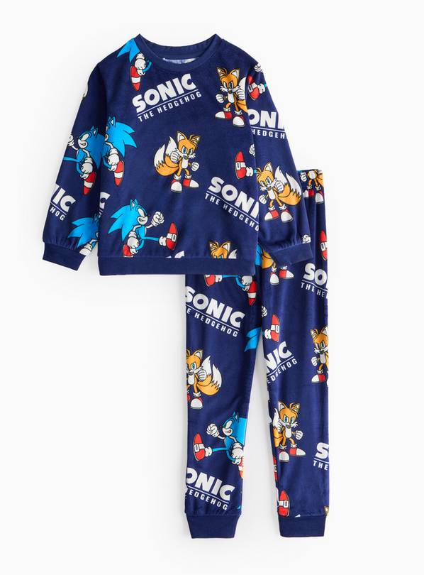 Sonic The Hedgehog Navy Slinky Pyjamas 3-4 years