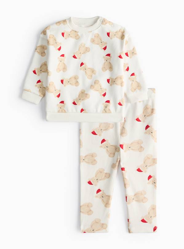 Christmas Bear Printed Sweatshirt & Leggings Set 9-12 months