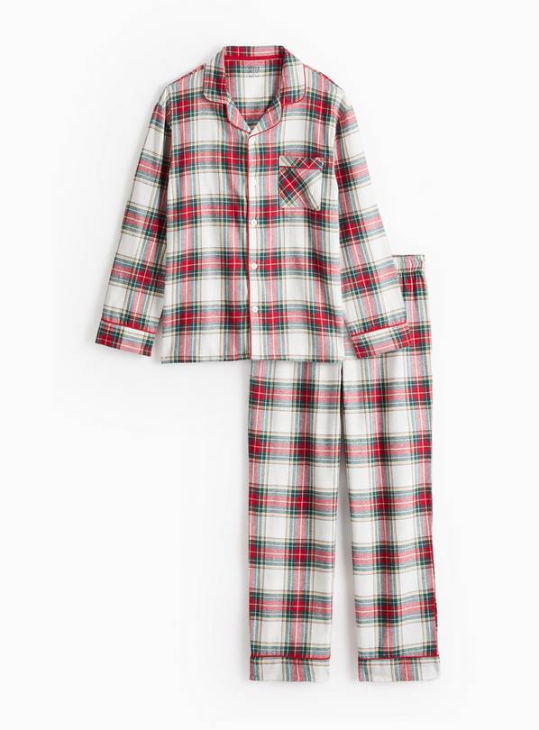 Matching Family Men's Christmas Traditional Check Pyjamas L