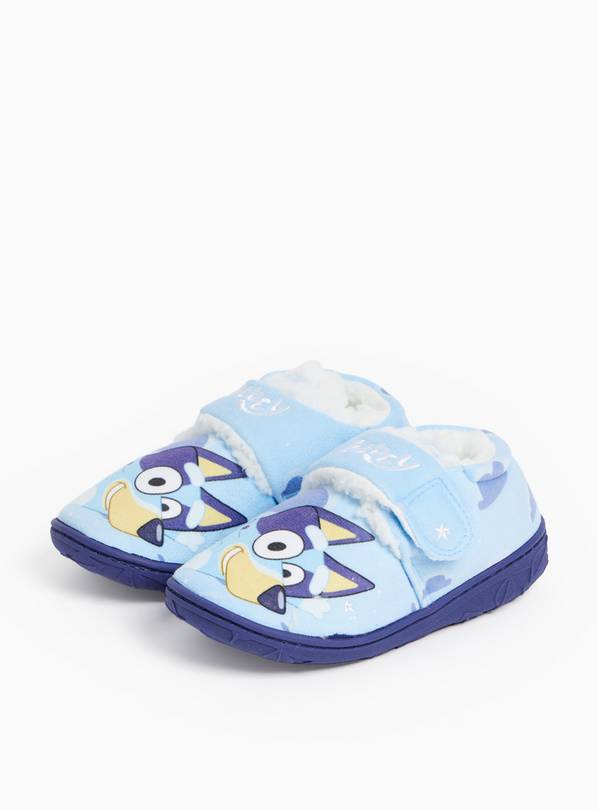 Bluey Character Print Fleece Lined Cupsole Slippers 4-5 Infant