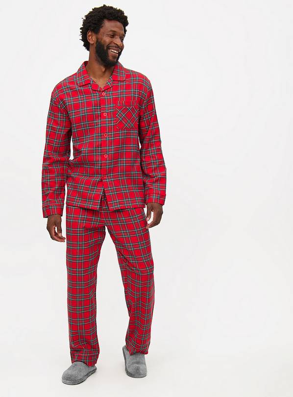 Buy Matching Family Men s Christmas Red Tartan Traditional Pyjamas L Christmas nightwear Tu