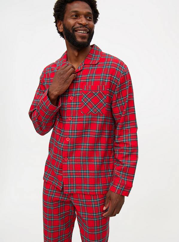 Buy Matching Family Men s Christmas Red Tartan Traditional Pyjamas L Christmas nightwear Tu