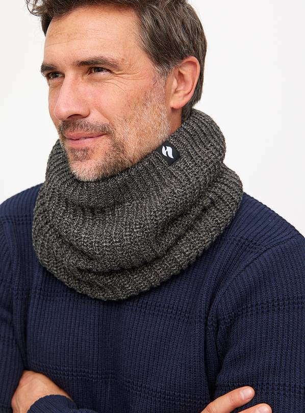 Heat Holders&reg; Charcoal Knitted Thermal Snood  One Size